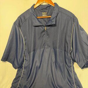 Greg Norman XL Gray Golf Shirt Quarter Zip Performance Athleisure Mens